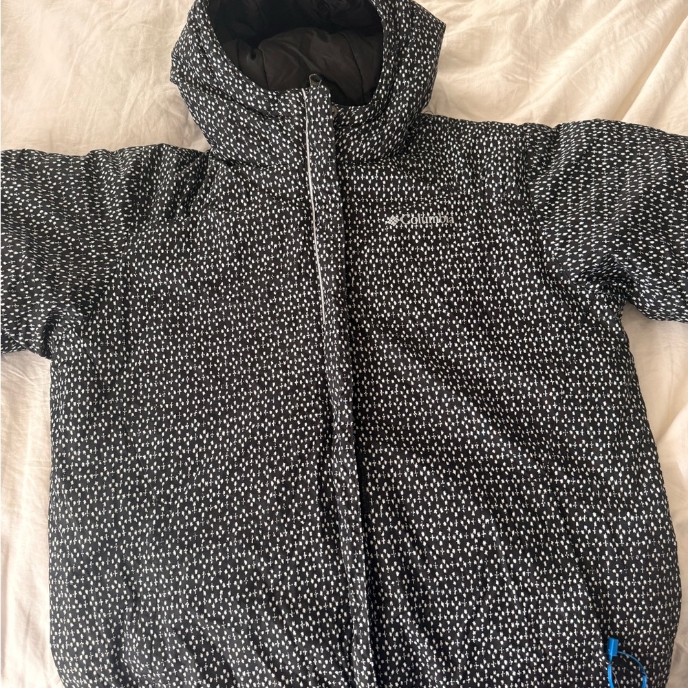 Columbia Black and White Patterned Jacket